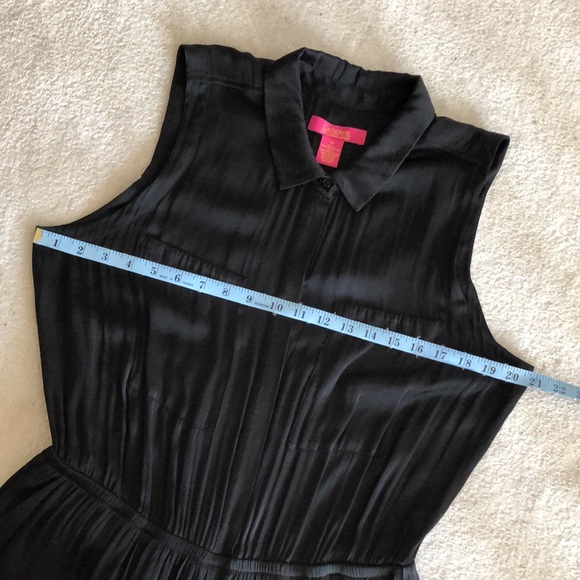 Catherine Malandrino Black satin jumpsuit - Picture 4 of 10